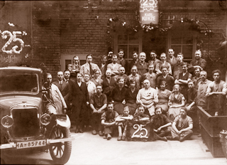 25iges Jubiläum, Mitarbeiterfoto von 1934